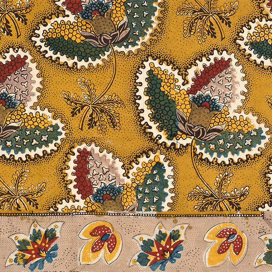 Ситец из коллекции тканей Музея ивановского ситца