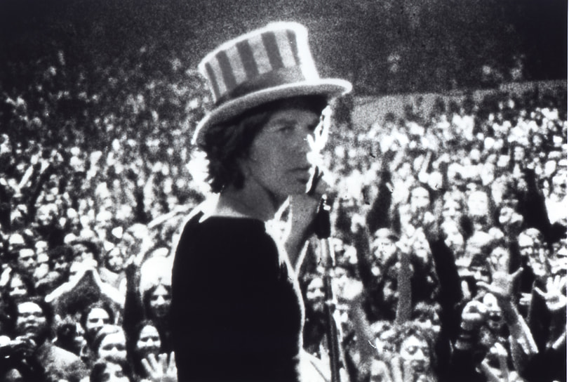 Кадр из документального фильма «Gimme Shelter», 1970 год