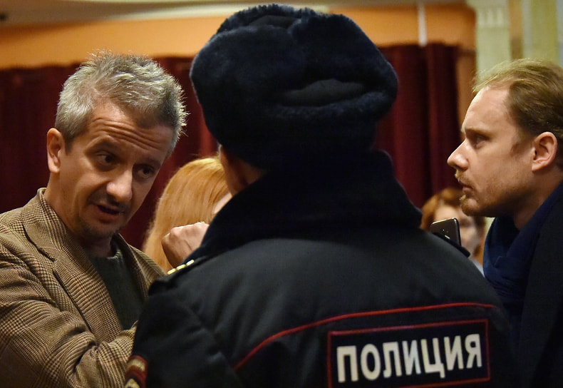На спектакле режиссера Максима Диденко «Норма» по роману Владимира Сорокина в театрально-концертном зале «Дворец на Яузе», 2019 год