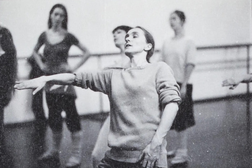Пина Бауш со своими учениками, 1980-е годы