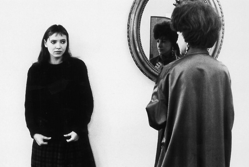 Кадр из фильма «Банда аутсайдеров», режиссер Жан-Люк Годар, 1964