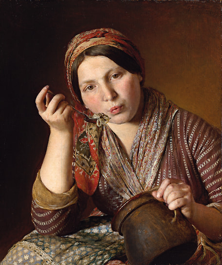 Иоганн Райтер. «Едок лапши», 1849