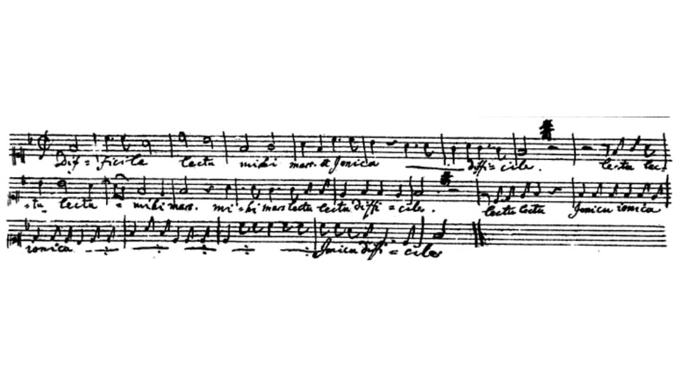       Difficile Lectu  ,    Musikalisches Wochenblatt  1906
