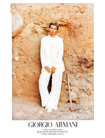 Рекламная кампания Giorgio Armani SS 1994