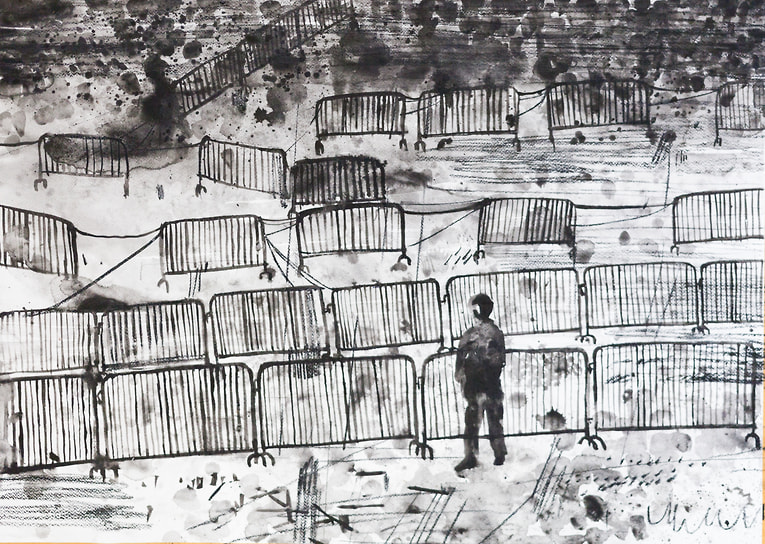 Янина Болдырева. Из серии «Черный календарь», 2021-2022