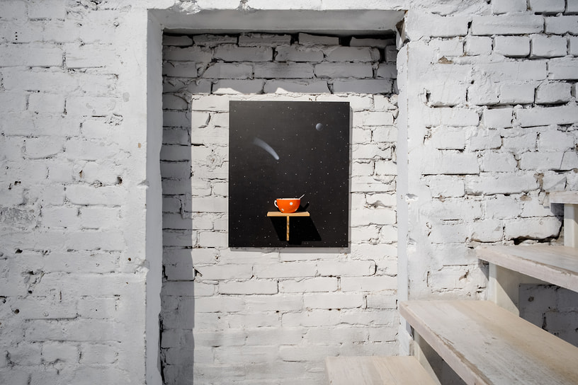 Экспозиция выставки «Пурпурные рукава» в центре современного искусства «Терминал А» в Нижнем Новгороде