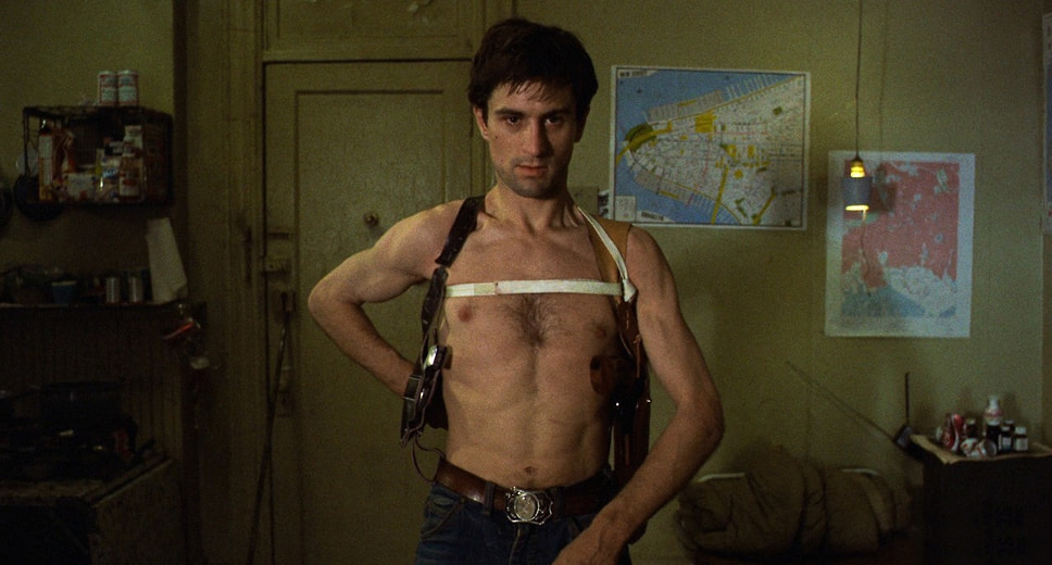 Роберт Де Ниро в фильме «Таксист», режиссер Мартин Скорсезе, 1976