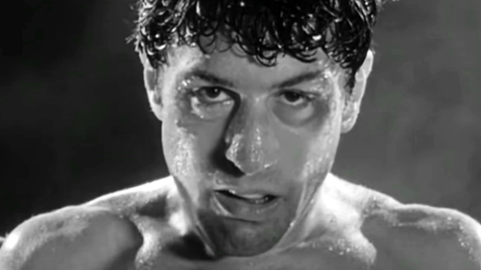 Роберт Де Ниро в фильме «Бешеный бык», режиссер Мартин Скорсезе, 1980