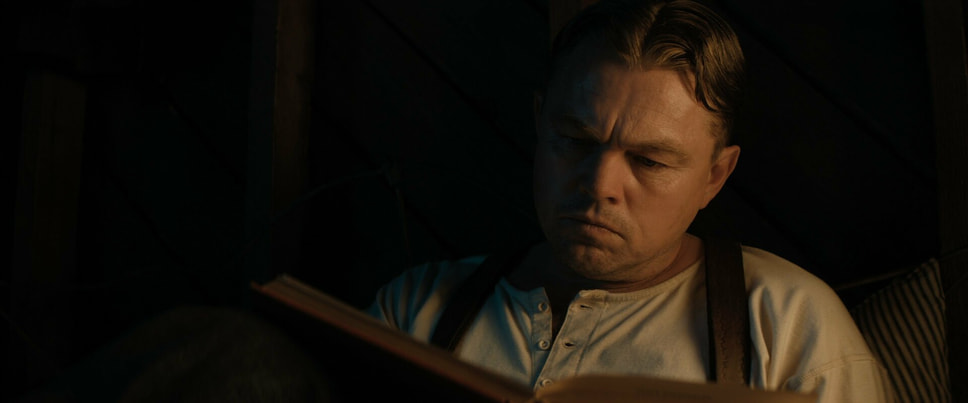 Леонардо Ди Каприо в фильме «Убийцы цветочной луны», режиссер Мартин Скорсезе, 2023