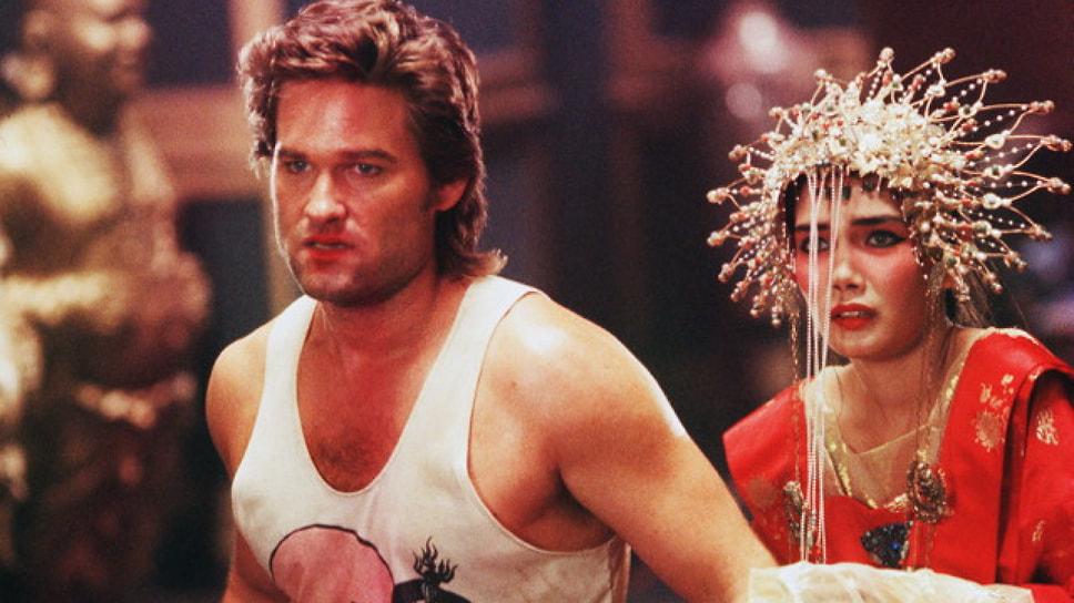 Курт Рассел в фильме «Большой переполох в маленьком Китае», режиссер Джон Карпентер, 1986