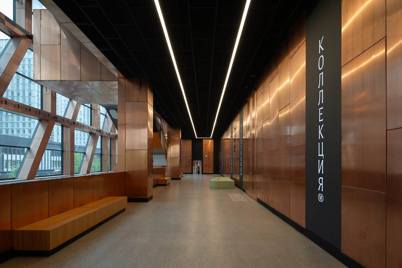 Интерьеры музея «Коллекция» в московском квартале «Зиларт»
