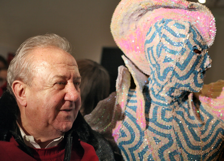 Со скульптором Зурабом Церетели на открытии выставки иллюстраторов «Люби Кутюр», 2007 год