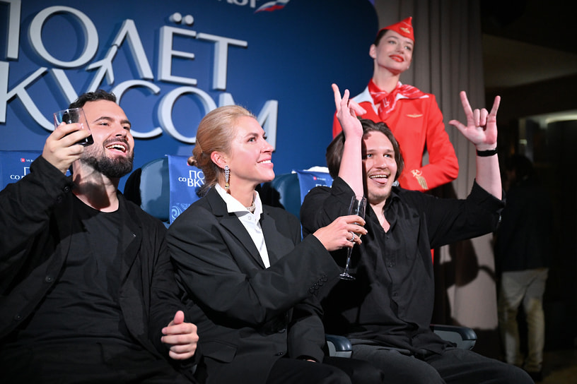 Шеф-повар ресторана Biologie Екатерина Алехина на премьере гастрономического шоу «Полет со вкусом»