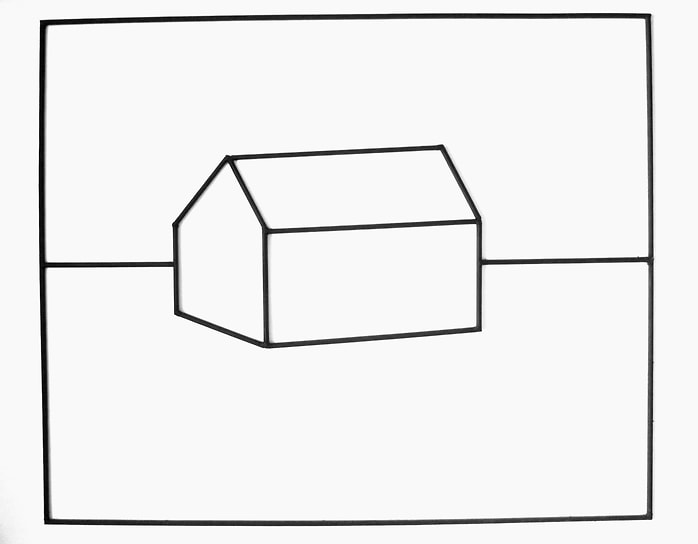 Аня Жёлудь. «Картина с брандмауэром». Из серии «Другая икона», 2021