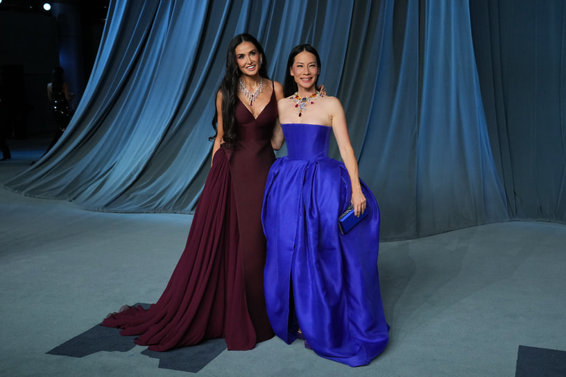 Актрисы Деми Мур и Люси Лью