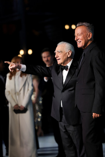 Режиссер Мартин Скорсезе с певцом Брюсом Спрингстином 
