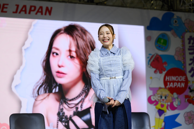 Ая Хирано на выставке японской культуры Hinode Japan 2025
