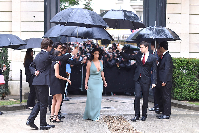 Ким Кардашьян на Неделе моды в Париже, 2014 год