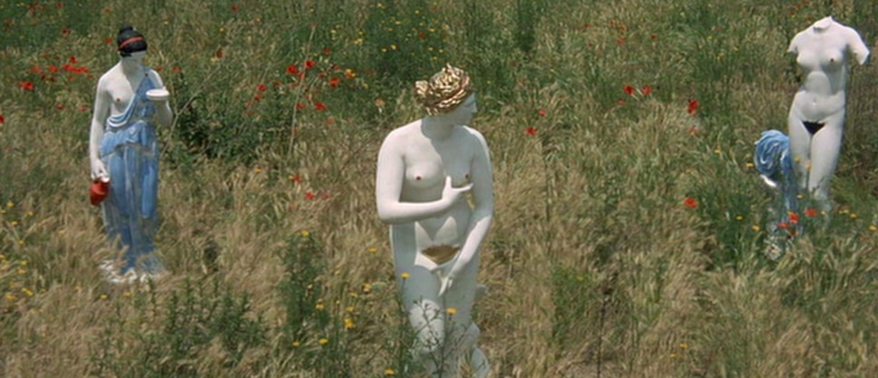 Кадр из фильма «Презрение», режиссер Жан-Люк Годар, 1963