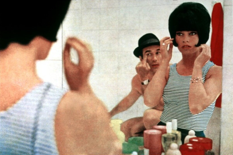 Кадр из фильма «Презрение», режиссер Жан-Люк Годар, 1963