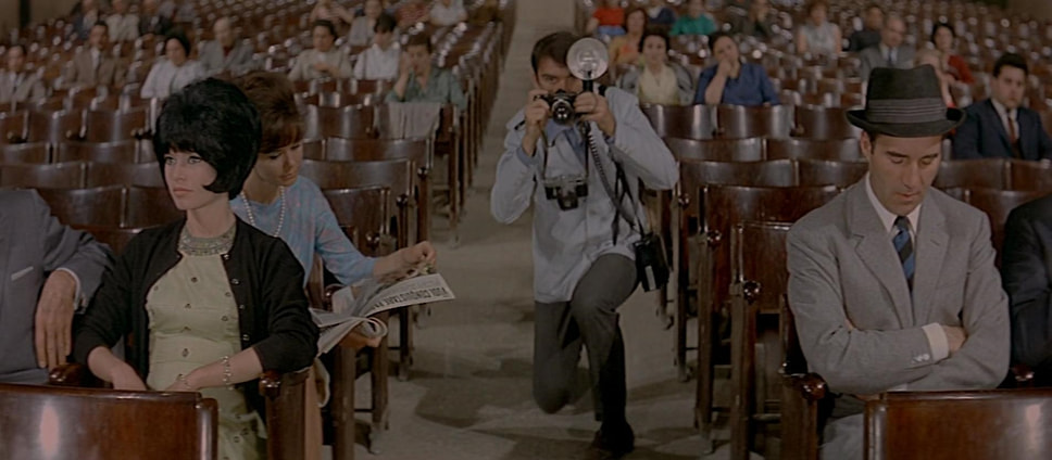 Кадр из фильма «Презрение», режиссер Жан-Люк Годар, 1963