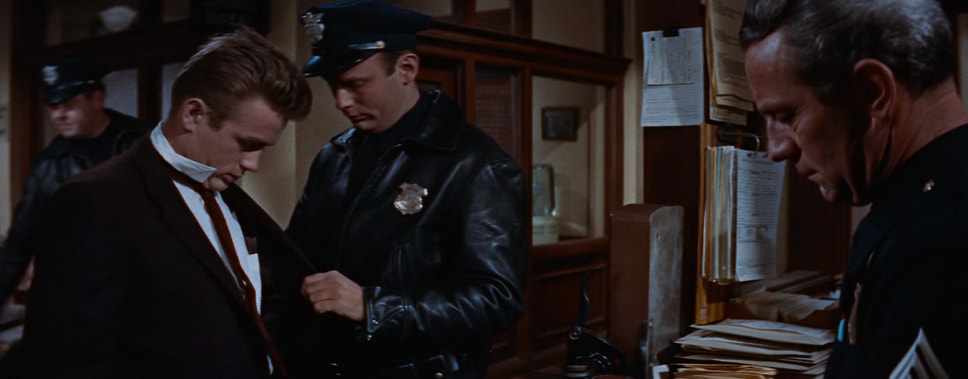 Кадр из фильма «Бунтарь без причины», режиссер Николас Рей, 1955