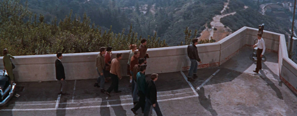 Кадр из фильма «Бунтарь без причины», режиссер Николас Рей, 1955