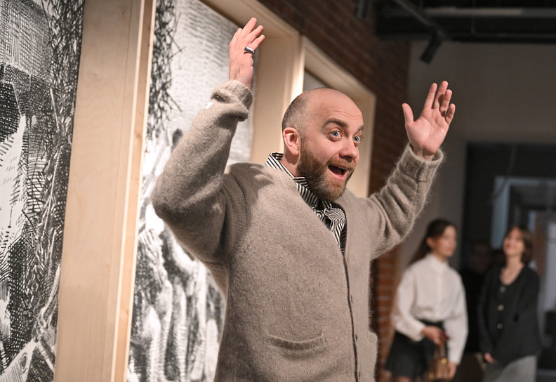 Журналист Павел Камин на открытии нового пространства школы Masters masters:DOM 