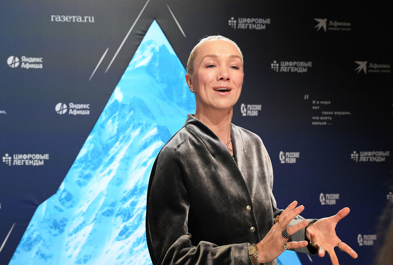 Актриса Дарья Мороз на премьере шоу «Высоцкий. Высота» 