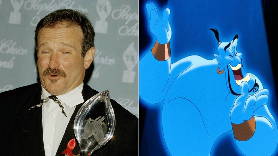 Робин Уильямс подарил свой голос Джинну в «Аладдине» (1992)
