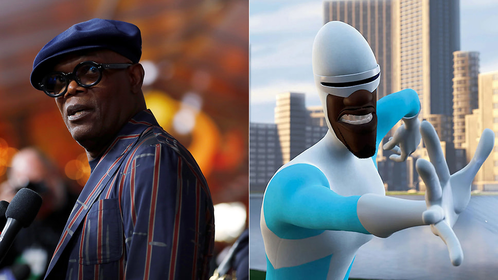 Фреон в «Суперсемейке» (2004) говорит голосом Сэмюэла Л. Джексона