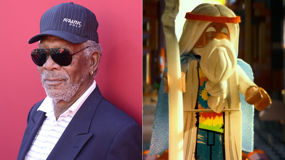 Морган Фримен озвучил Витрувиуса в «Лего Фильме» (2014)