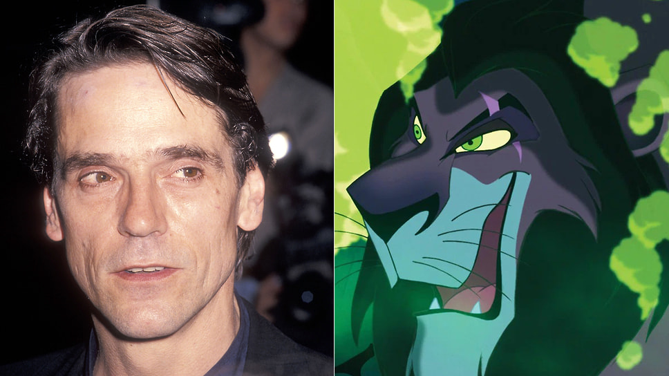 Джереми Айронс озвучил Шрама в «Короле Льве» (1994)