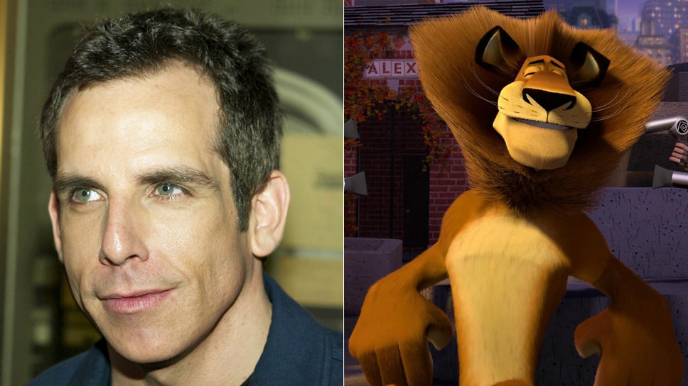 Интонации и манеру речи Алекса в «Мадагаскаре» (2005) придумал Бен Стиллер
