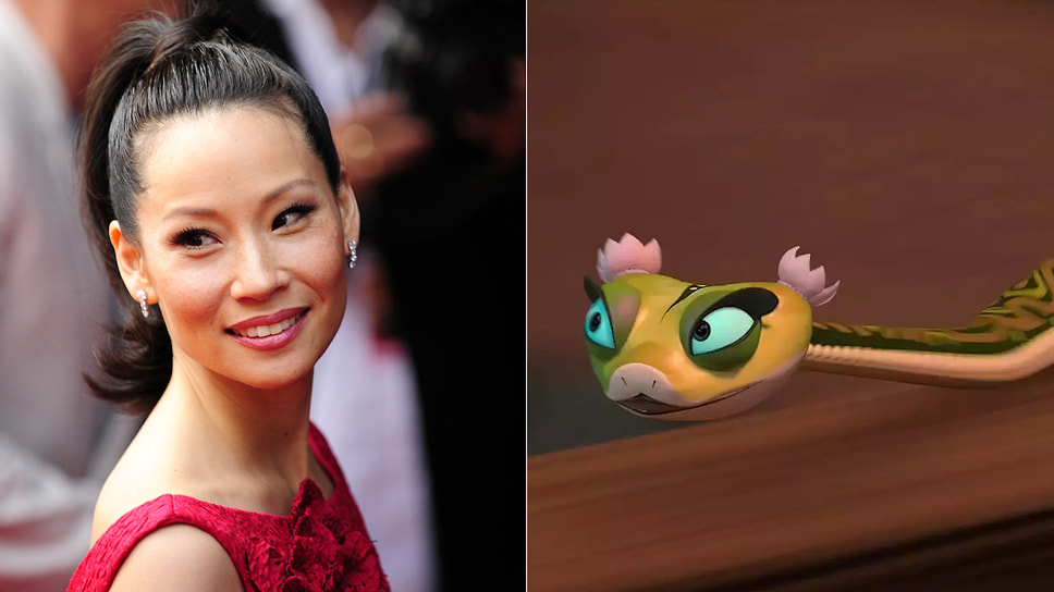 Люси Лью озвучила Мастера Гадюку в «Кунг-фу Панде» (2008)