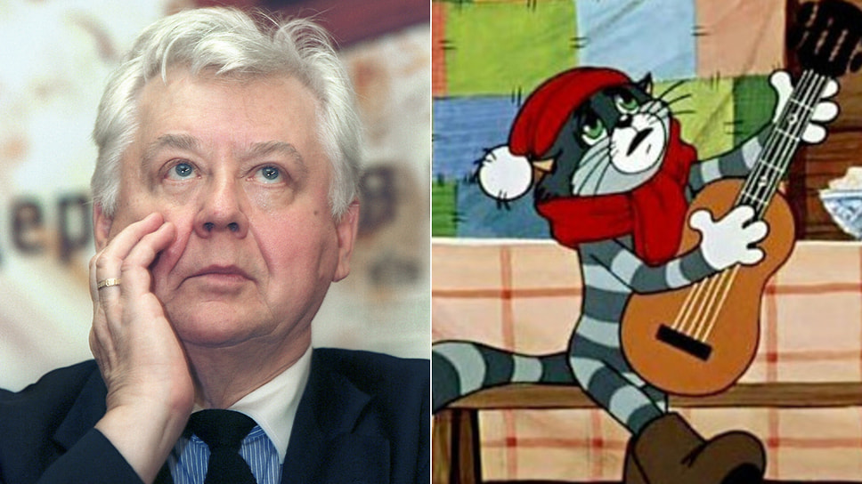 Олег Табаков озвучил Кота Матроскина в мультфильме «Трое из Простоквашино» (1978)