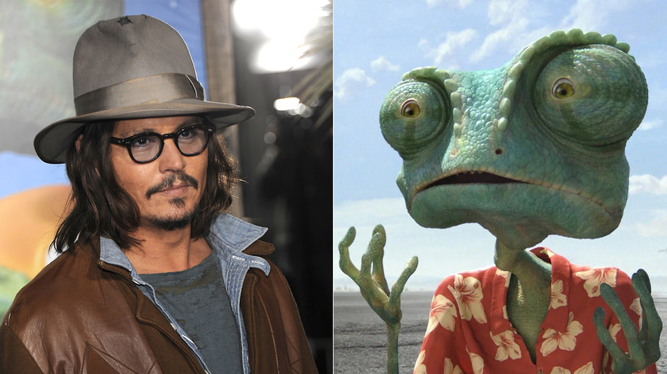 Джонни Депп озвучил Ранго в одноименном мультфильме 2011 года