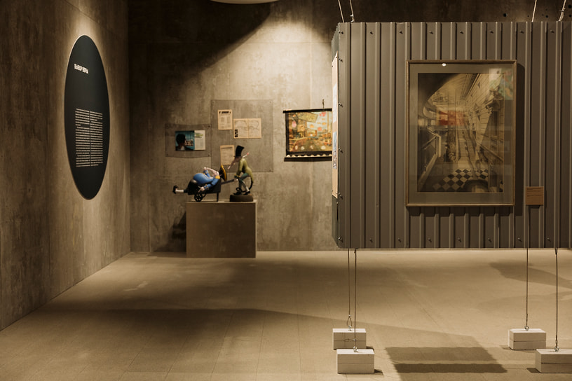 Экспозиция выставки «Стройка и перестройка на фестивале «Архитектон MMXXV»