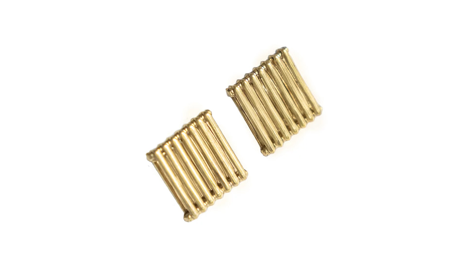 Серги-пусеты «Дом Наркомфина х Mineral Weather»