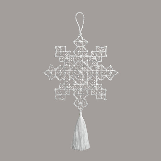 Льняная снежинка от бренда «Крестецкая строчка»