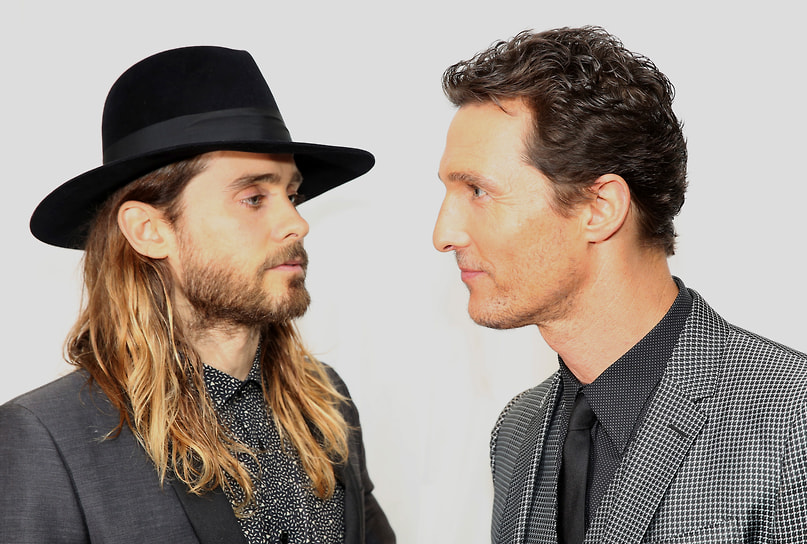 С Джаредом Лето на премьере фильма «Далласский клуб покупателей» в Лондоне, 2014 год