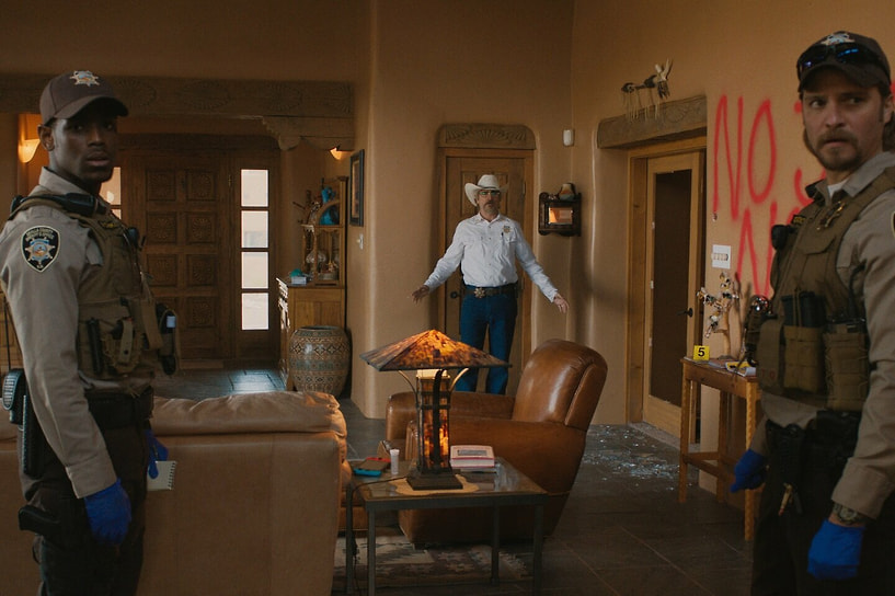 Кадр из фильма «Эддингтон», режиссер Ари Астер, 2025