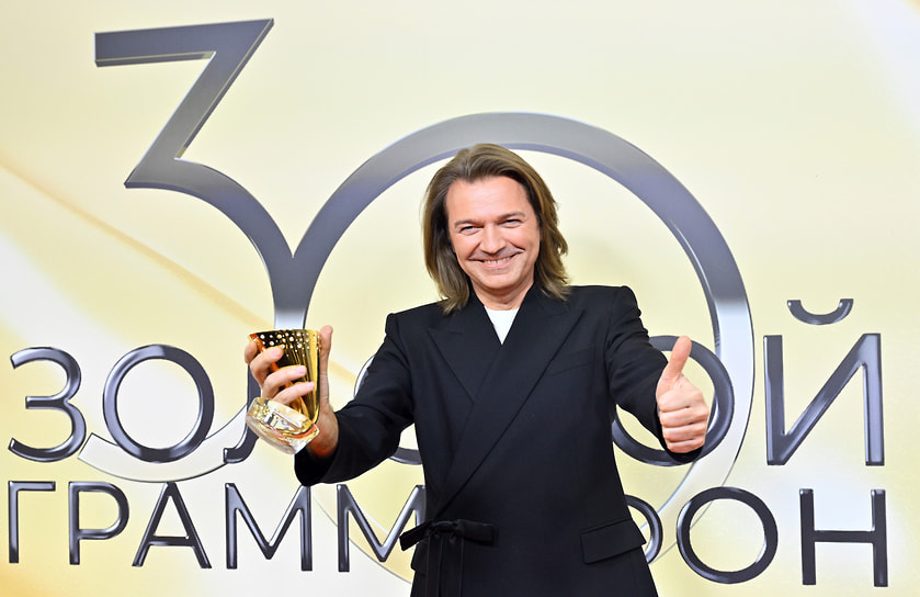 Композитор Дмитрий Маликов на вручении музыкальной премии «Золотой Граммофон» на «ВТБ Арене»