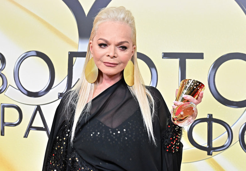 Певица Лариса Долина на вручении музыкальной премии «Золотой Граммофон» на «ВТБ Арене»