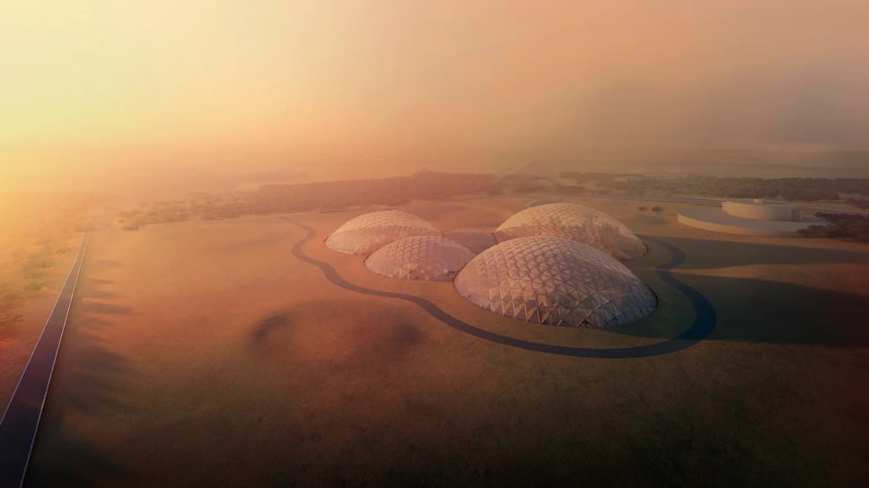 Проект города-симулятора в пустыне ОАЭ Mars Science City от архитектурного бюро BIG — Bjarke Ingels Group