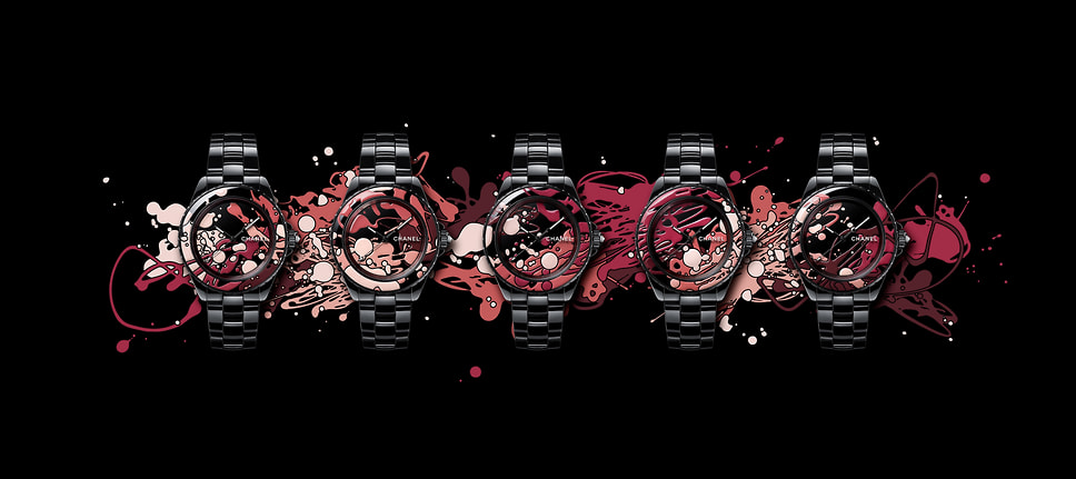 Chanel J12 Box «Dripping Art»