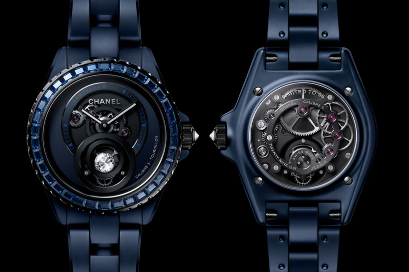 Chanel J12 Bleu Diamond Tourbillo