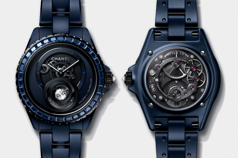 Chanel J12 Bleu Diamond Tourbillo