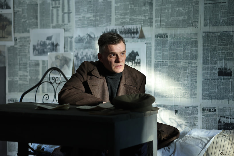 Кадр со  съемок фильма «Почтарь», режиссер Андрей  Разенков, 2025