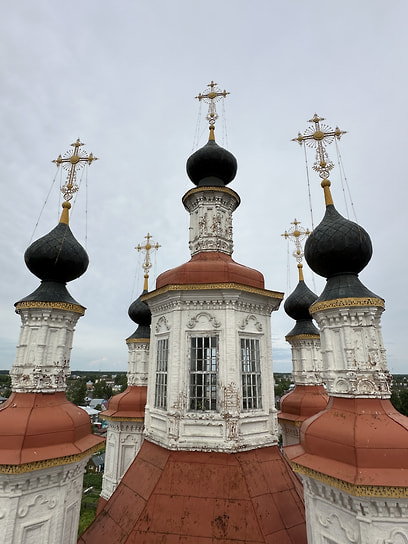 Купола Входоиерусалимской церкви в Тотьме, 1794